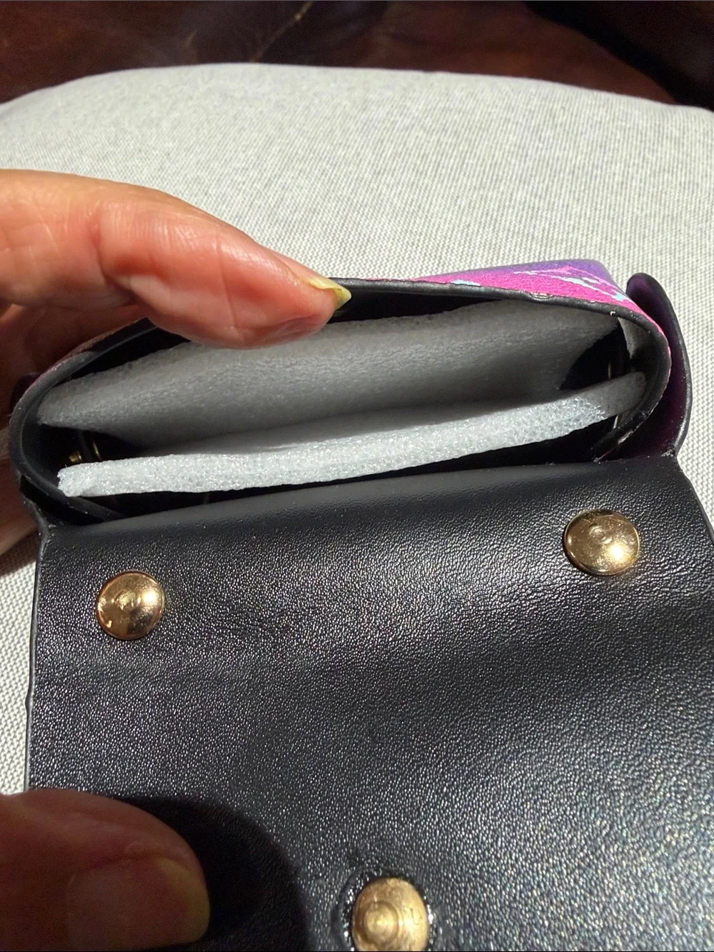 Louis Vuitton Pink & Purple Monogram Mini Clutch Keychain - Picture 6 of 6